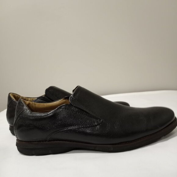 AMERICAN CLASSICS BY DE LA RENTIS SHOES MENS BLACK LEATHER LOAFER SIZE 13 - Picture 5 of 9